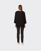 Clarity Top Provence Eyelet Swing - Black