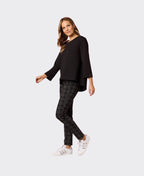 Clarity Top Provence Eyelet Swing - Black
