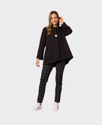 Clarity Jacket Script Swing Embossed - Black