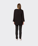 Clarity Jacket Script Swing Embossed - Black