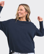 Elm Sweat Divine Crew - Navy