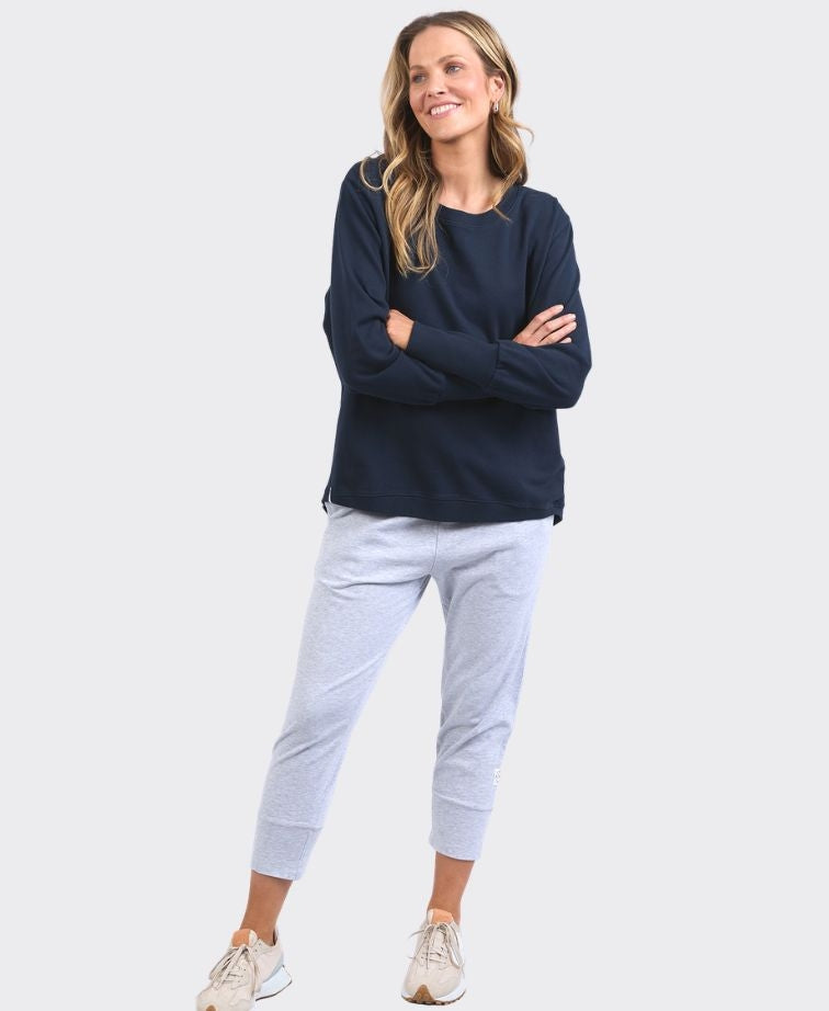 Elm Sweat Divine Crew - Navy