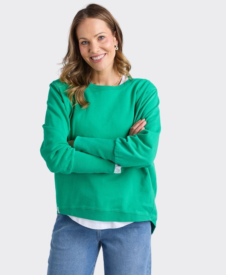 Elm Sweat Divine Crew - Turquoise
