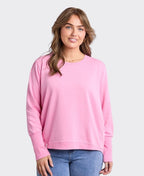 Elm Sweat Divine Crew - Peony Pink