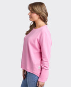 Elm Sweat Divine Crew - Peony Pink
