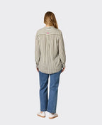 Threadz Shirt Amour Stripe - Khaki/White