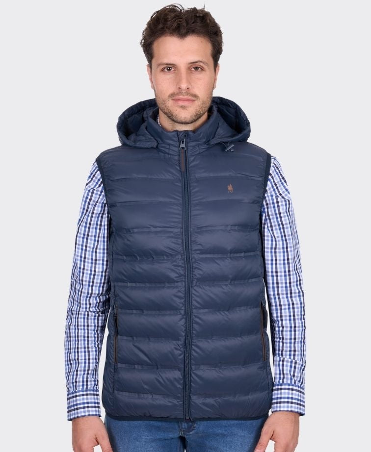 Thomas Cook Vest Oberon Light Weight Down - Navy