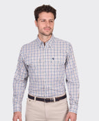Thomas Cook Shirt L/S Chad 2 Pocket - Navy/Green