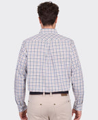 Thomas Cook Shirt L/S Chad 2 Pocket - Navy/Green