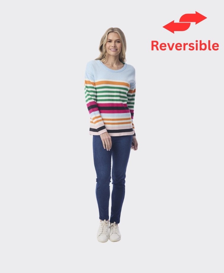 Orientique Knit Jumper Reversible Crew - OPT 1