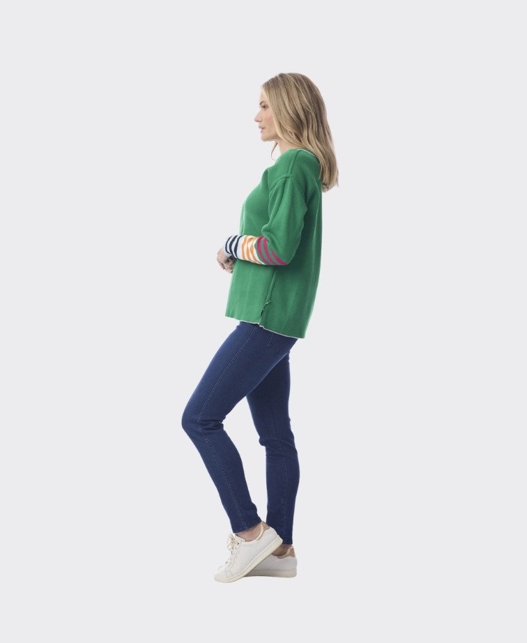 Orientique Knit Jumper Reversible Crew - OPT 1