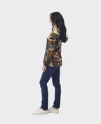 Orientique Top Crossover Neck Dagomba - Print