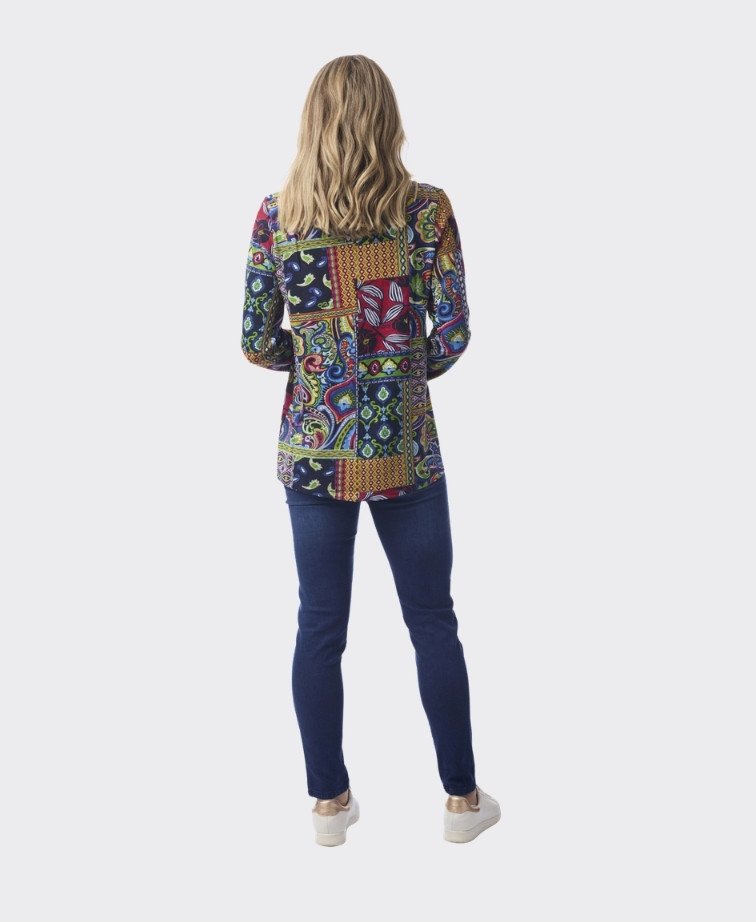 Orientique Tee Contemporary Vee Aubusson - Print