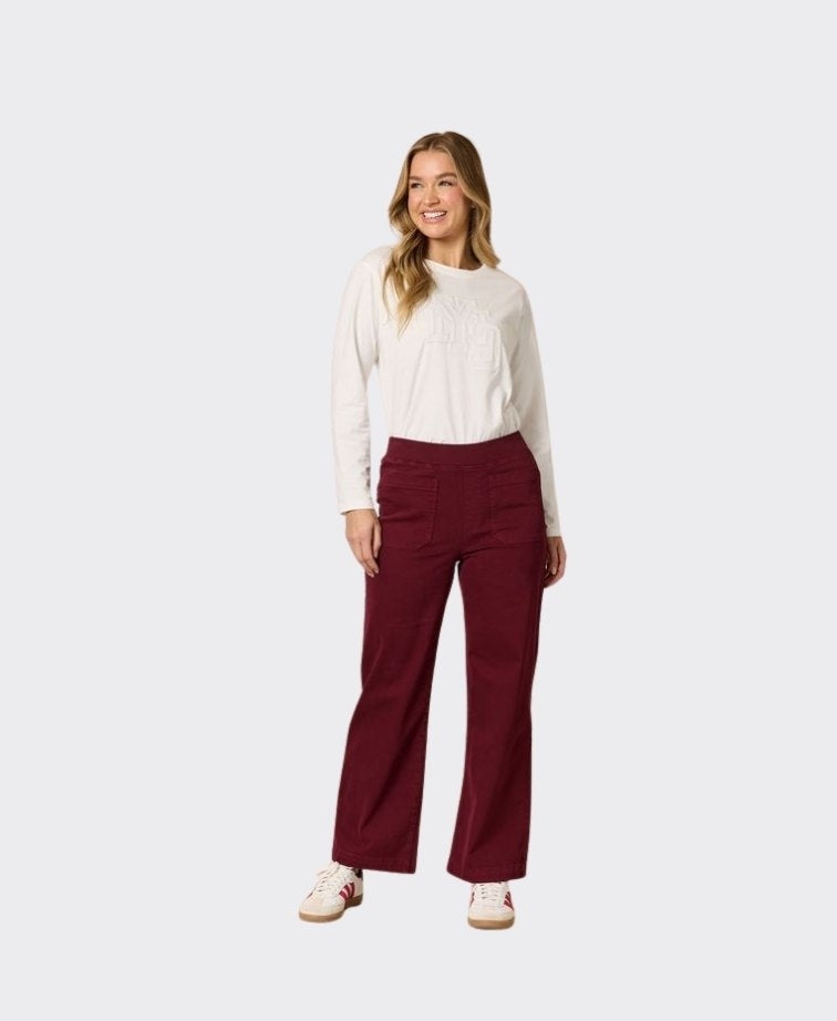 Threadz Jean Carpenter Stretch Leg - Shiraz