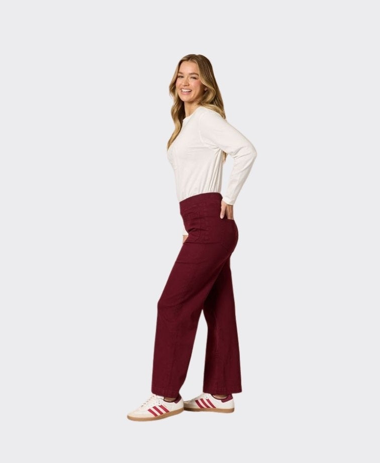 Threadz Jean Carpenter Stretch Leg - Shiraz