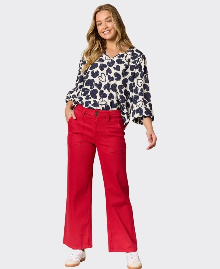 Gordon Smith Jean Hudson Denim - Red