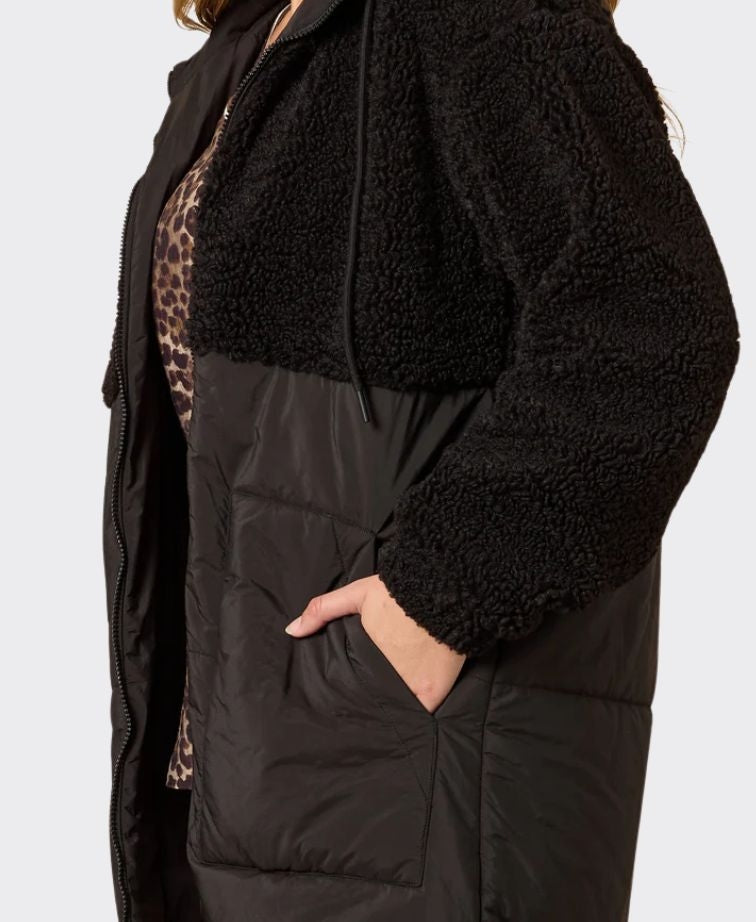 Threadz Jacket The Teddy - Black