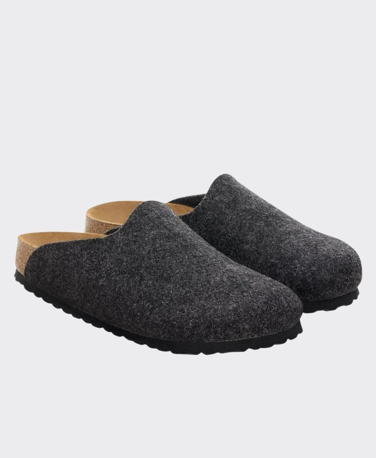 Birkenstock Amsterdam Felt Regular Anthracite - Anthracite