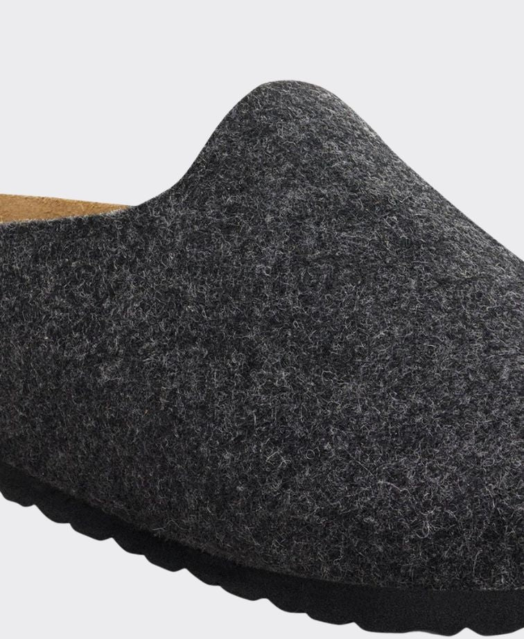Birkenstock Amsterdam Felt Regular Anthracite - Anthracite