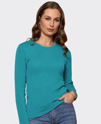 Bay Road Merino Womens Crew - Seaglass