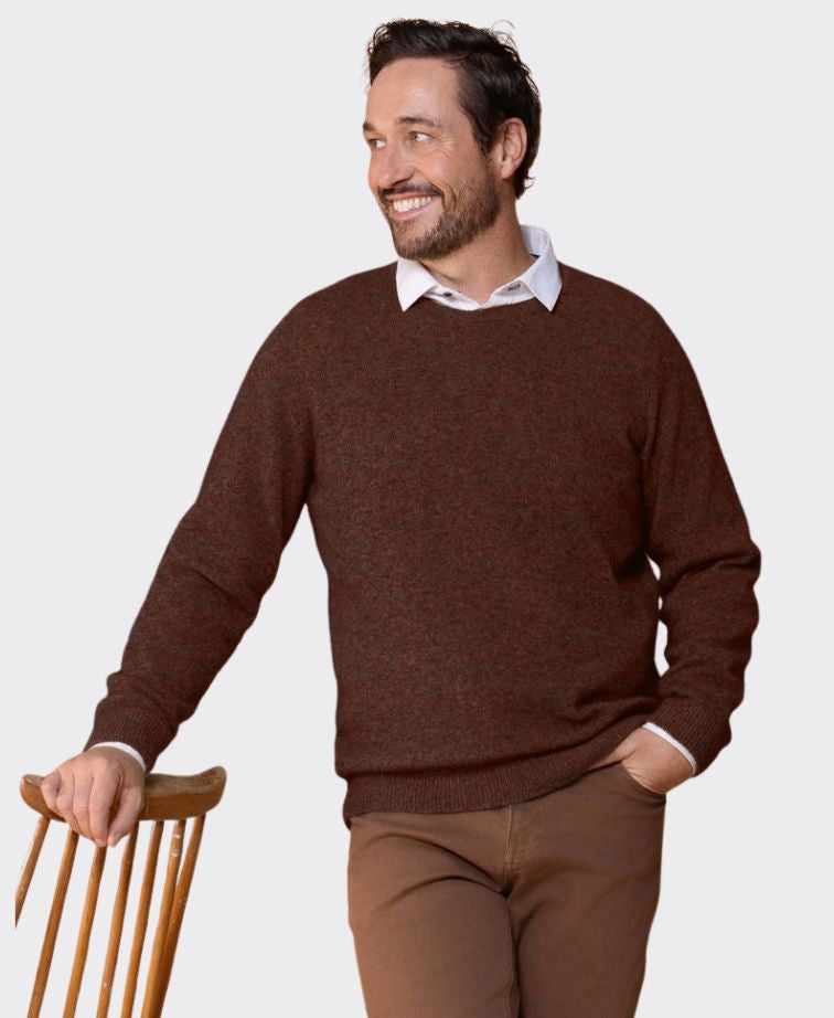 Noble Wilde Mens Cambridge Crew - Rimu