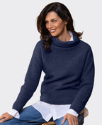 Noble Wilde Moss Stitch Cowl - Maritime