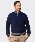 Noble Wilde Mens Massey Jacket - Maritime/Oyster