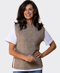 Noble Wilde Womens Laurel Vest - Oyster