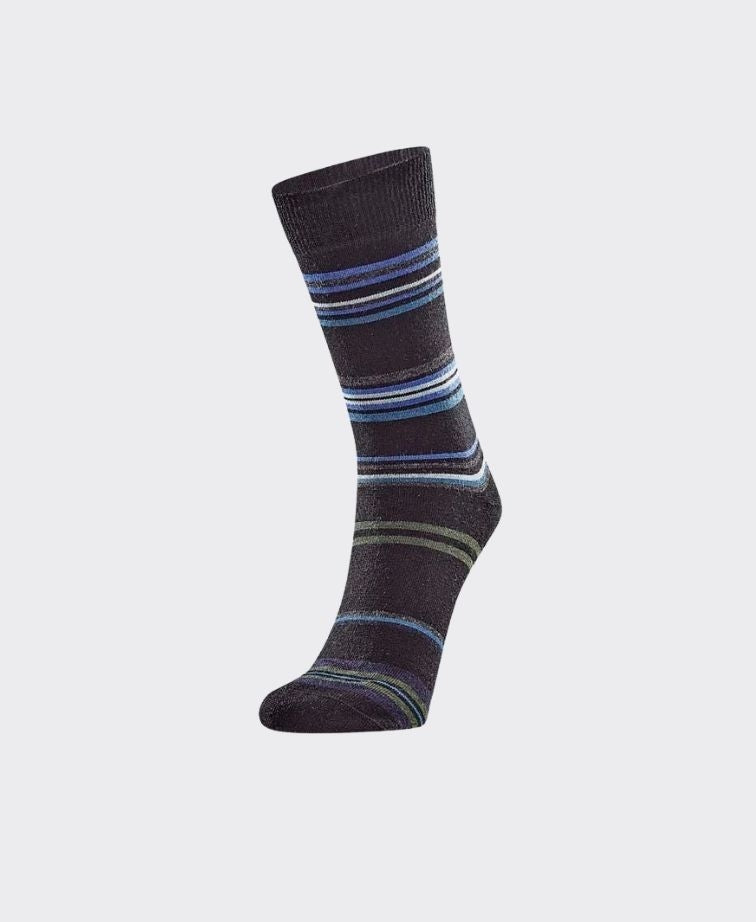 Norsewear Sock Horizon Stripe - Black