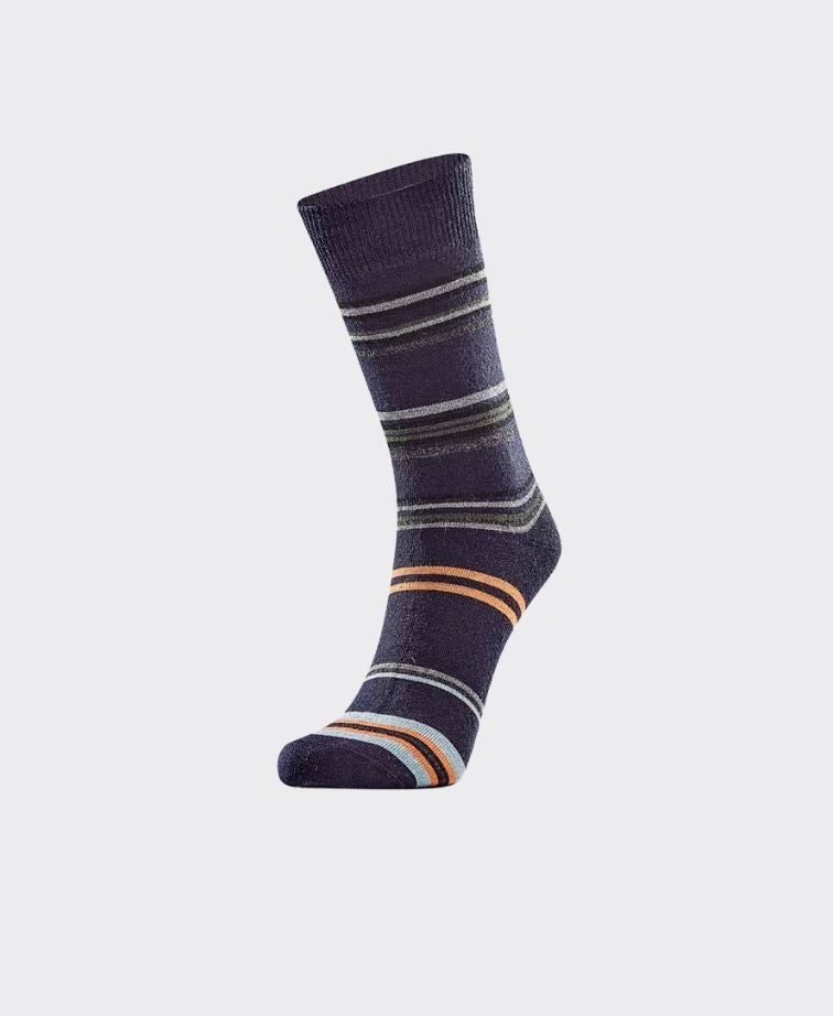 Norsewear Sock Horizon Stripe - Navy