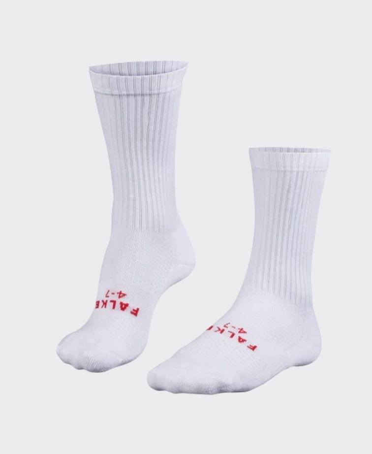 Falke Retro Crew Sock - White