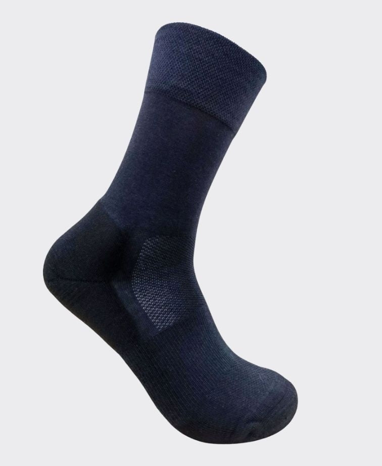 DS Springer Cotton/Corflex Health Sock - Black