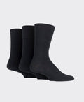 Gentle Grip Diabetic Sock 3 Pack - Black