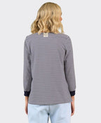 Charlie Jane Top Moana Stripe - Midnight Stripe