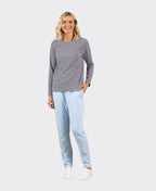 Charlie Jane Top Moana Stripe - Midnight Stripe