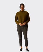 Esplanade Trousers Adjustable Cuff Ponti - Gridlock