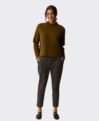 Esplanade Trousers Adjustable Cuff Ponti - Gridlock