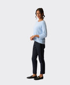 Esplanade Trousers Pintuck Front Cuffed Ponti - Checkerboard