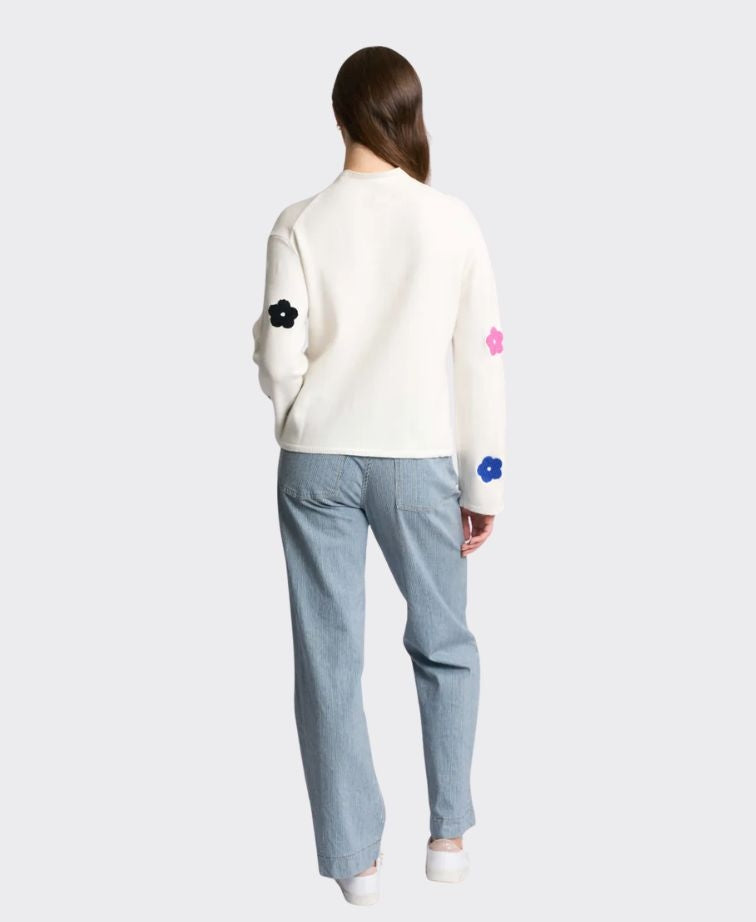 Memo Jumper Fun-nel Neck - Snow Multi
