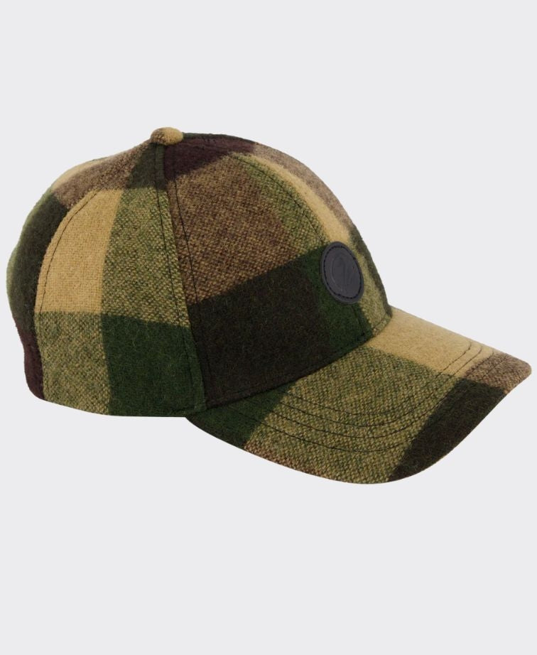 Swanndri Swanni Wool Check Baseball Cap - Checkamo