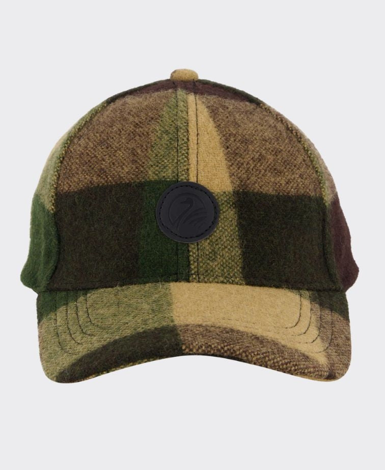 Swanndri Swanni Wool Check Baseball Cap - Checkamo