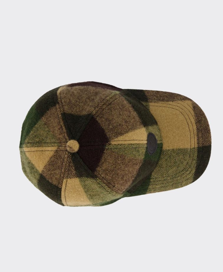 Swanndri Swanni Wool Check Baseball Cap - Checkamo
