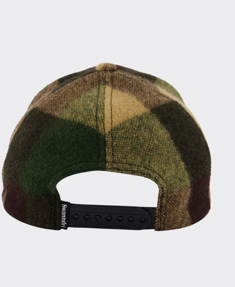 Swanndri Swanni Wool Check Baseball Cap - Checkamo