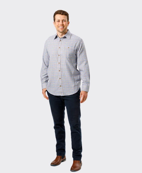 Vonnella Shirt L/S Check - Taupe