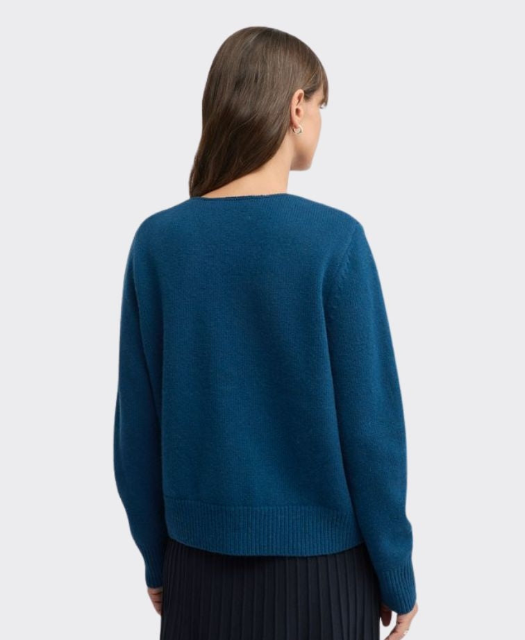 Yarra Trail Knit Zip Cardi Centosa - Capri