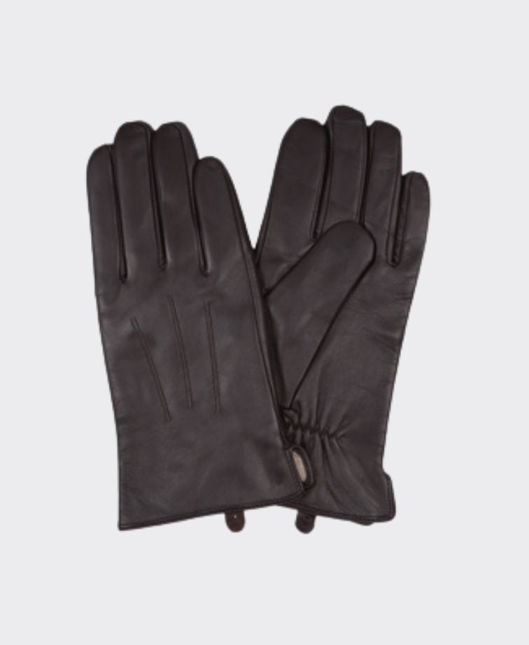 Thomas Cook Leather Gloves - Chocolate