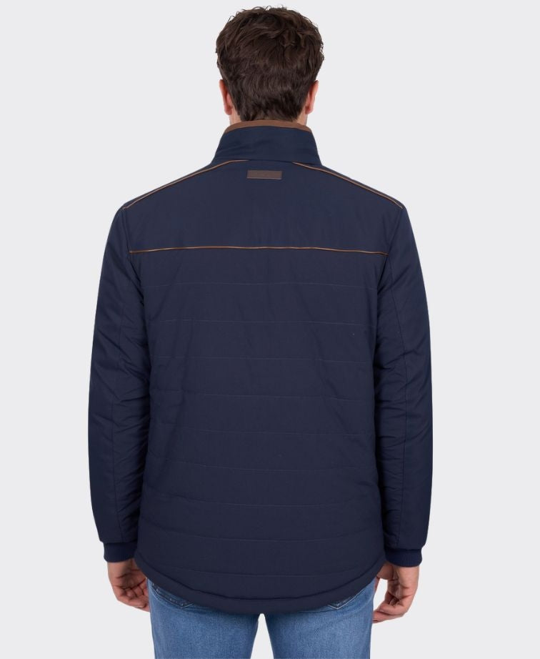 Thomas Cook Toby Reversible Jacket - Navy/Tan
