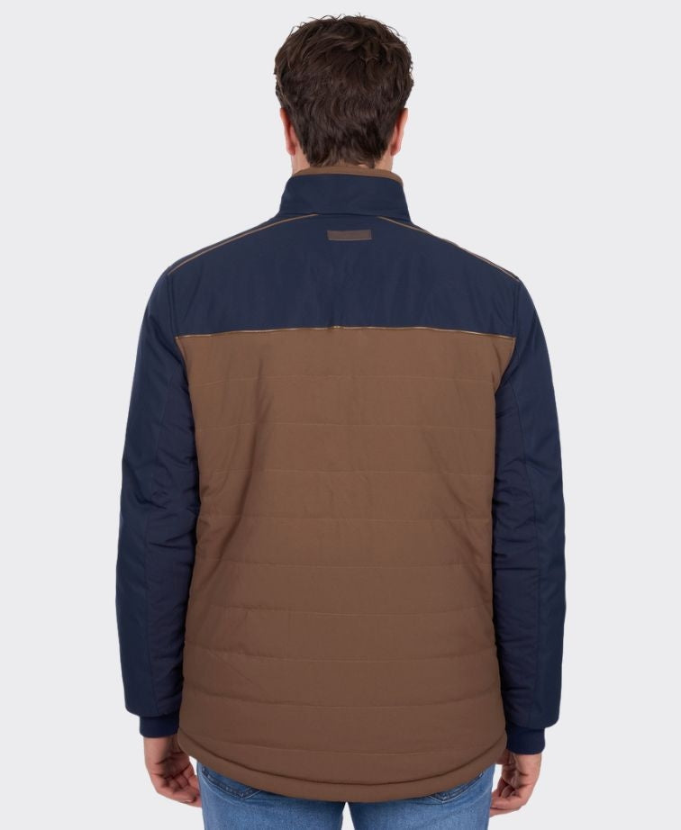 Thomas Cook Toby Reversible Jacket - Navy/Tan
