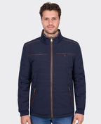 Thomas Cook Toby Reversible Jacket - Navy/Tan