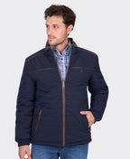 Thomas Cook Toby Reversible Jacket - Navy/Tan